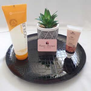 BOX Huile dArgan Gommage et Creme Mains