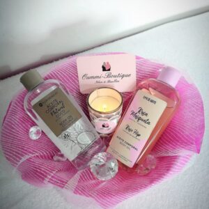 BOX Huiles Hydratantes X2 Huile a la Noix de COCO Huile a la Rose Musquee
