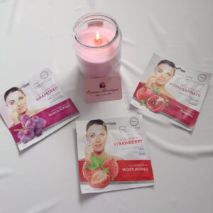 BOX Masque du Visage aux Fruits Rouges 1