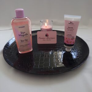 BOX Rose Musquee Huile Corporelle et Creme Mains