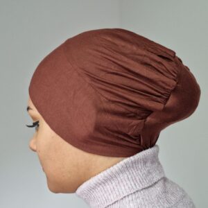 Bonnet Simple Marron Fonce