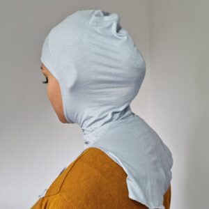 Cagoule sous Hijab Gris Claire 1