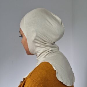 Cagoule sous Hijab Marron Claire 1