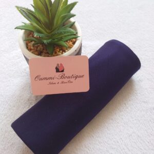 Hijab Jersey Premium Bleu Marine 1