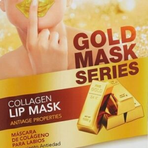 Masque pour les levres au collagene avec de lAcide hyaluronique GOLD SERIES