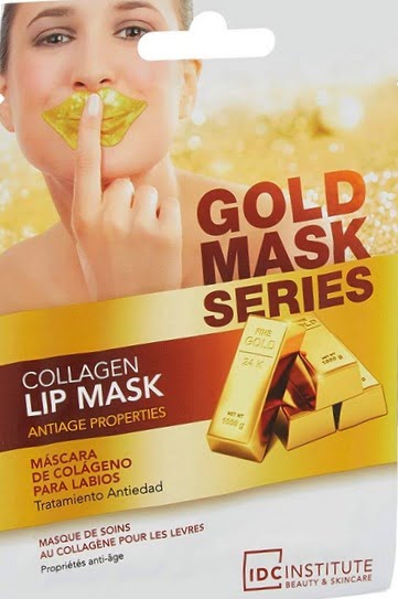Masque pour les levres au collagene avec de lAcide hyaluronique GOLD SERIES
