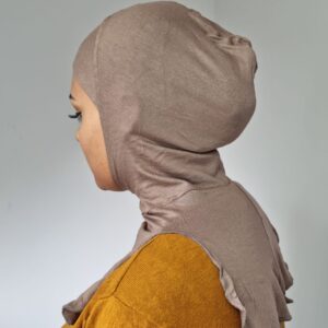 Cagoule sous Hijab Marron 1