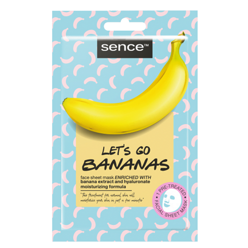 Masque visage en papier a la banane – 20ml
