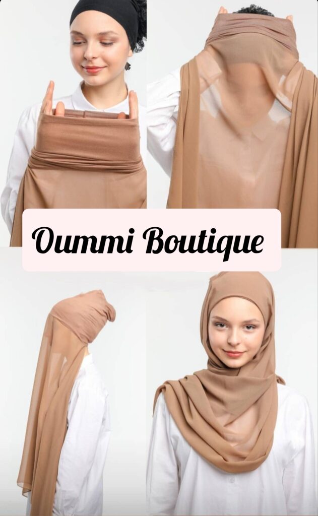 Image Article Le hijab a enfiler 2en1 en Mousseline de soie Pratique et Tendance 2 scaled