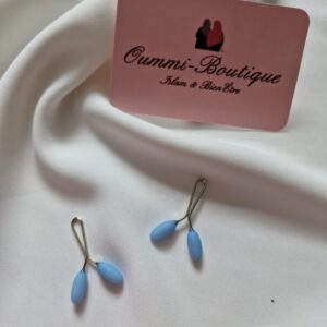 1 Attache Hijab Bleu Pastel image 2 scaled