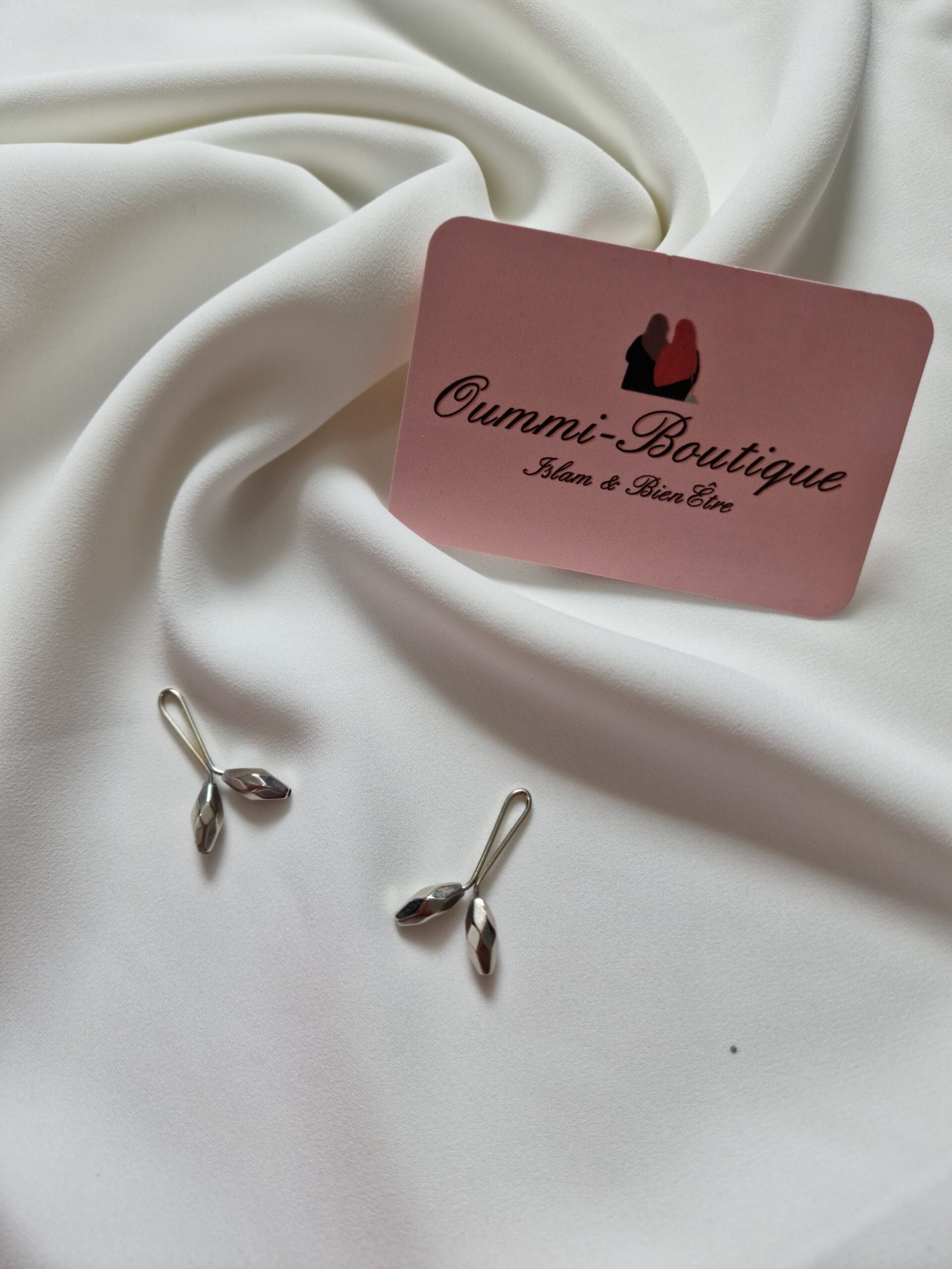 1 Attache Hijab Diamant Argent image 2 scaled