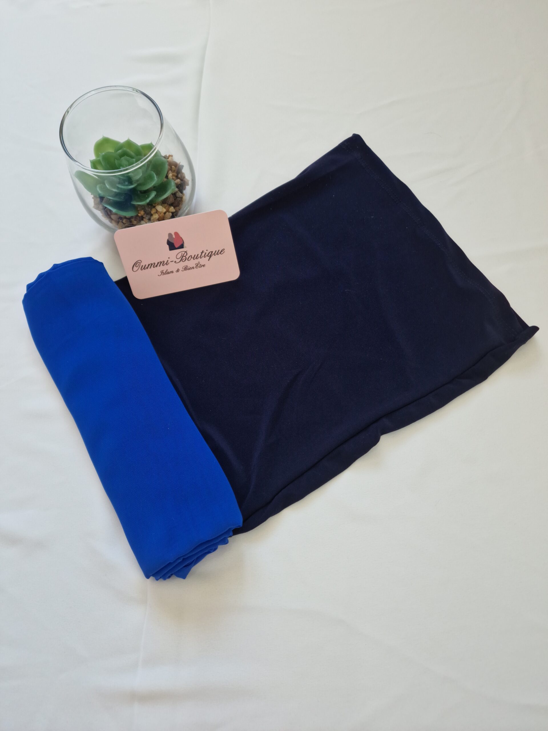 BOX Blue Hijab a Enfiler 2 en 1 image 4 scaled