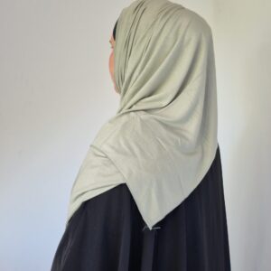 Hijab Jersey Premium Gris Souris image 3 scaled