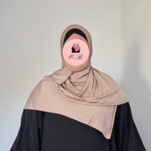 Hijab Jersey Premium Marron Glace 2 scaled