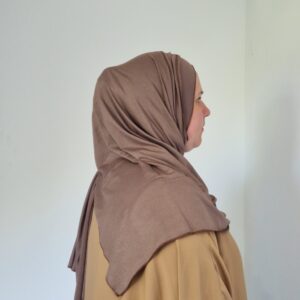 Hijab Jersey Premium Marron image 3 scaled