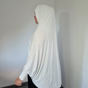 Hijab T Shirt Blanc Creme image 3 scaled