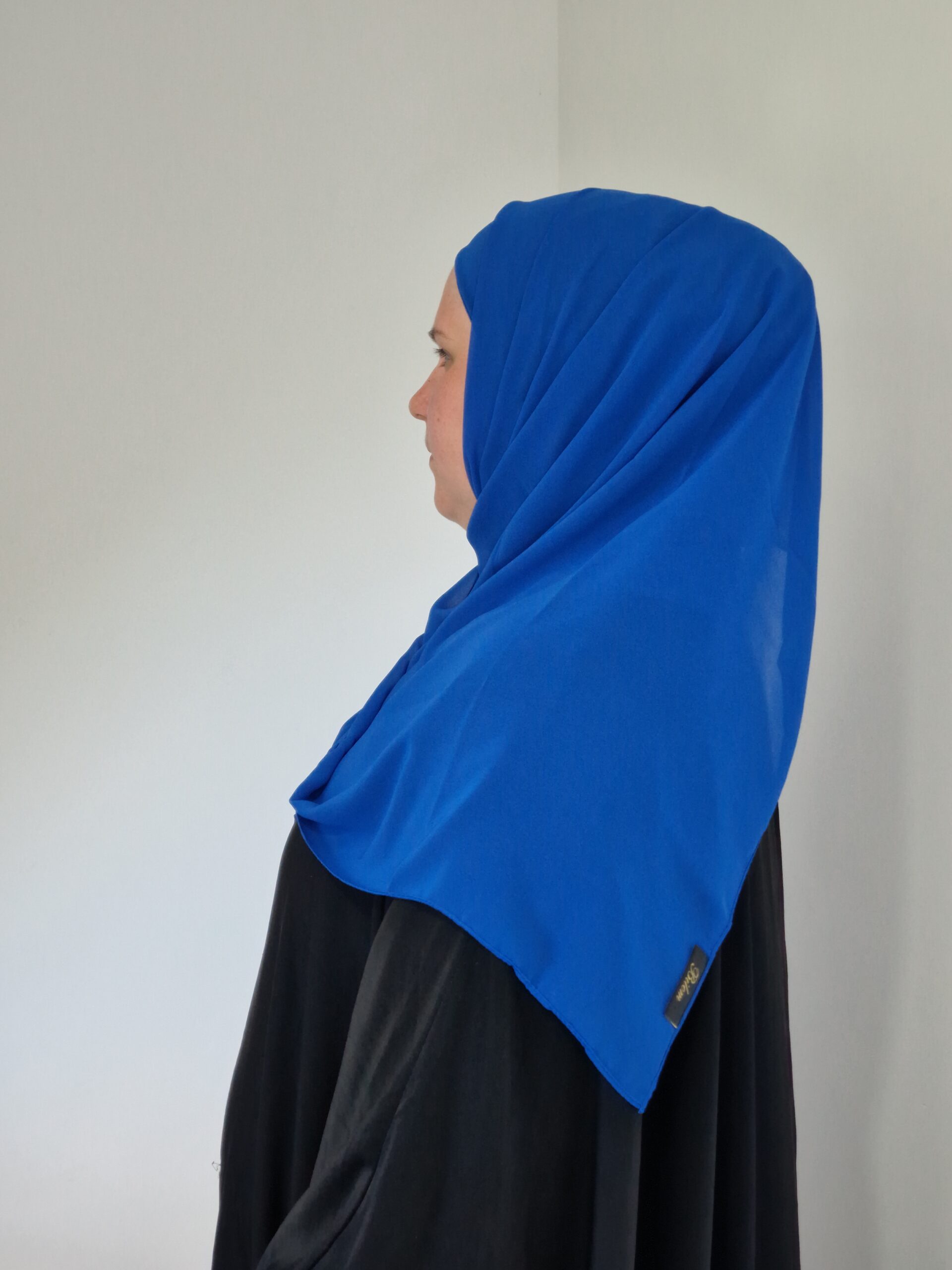 Hijab a Enfiler Bleu Saphir image 3 scaled