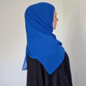 Hijab a Enfiler Bleu Saphir image 4 scaled