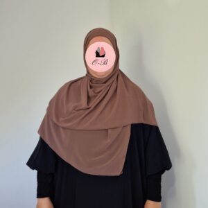 Hijab a Enfiler Marron image 2 scaled