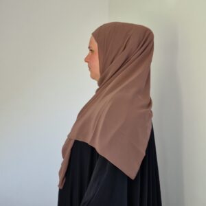 Hijab a Enfiler Marron image 3 scaled