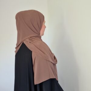 Hijab a Enfiler Marron image 4 scaled