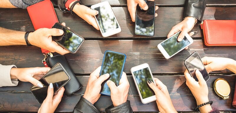 nomophobie personnes smartphones
