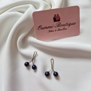 1 Attache Hijab Perle Bleu Marine image 2 scaled