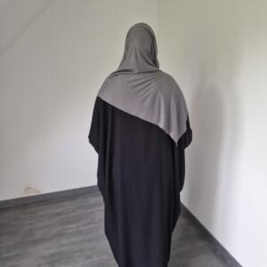 HB HJ 018 Hijab Jersey Premium Gris Foncé image 4