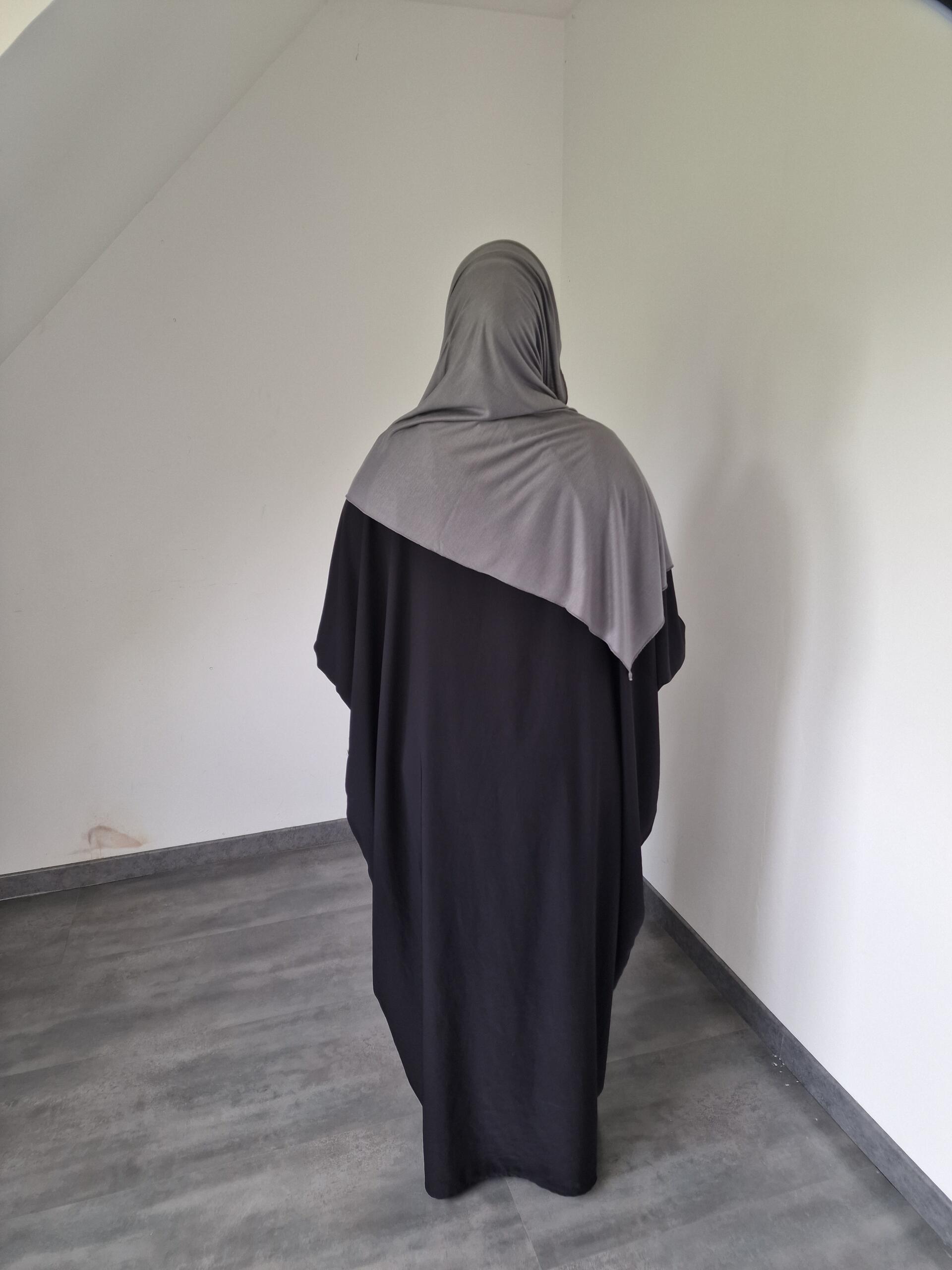 HB HJ 018 Hijab Jersey Premium Gris Foncé image 4