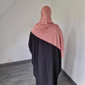 HB HJ 019 Hijab Jersey Premium Rose Saumon image 4
