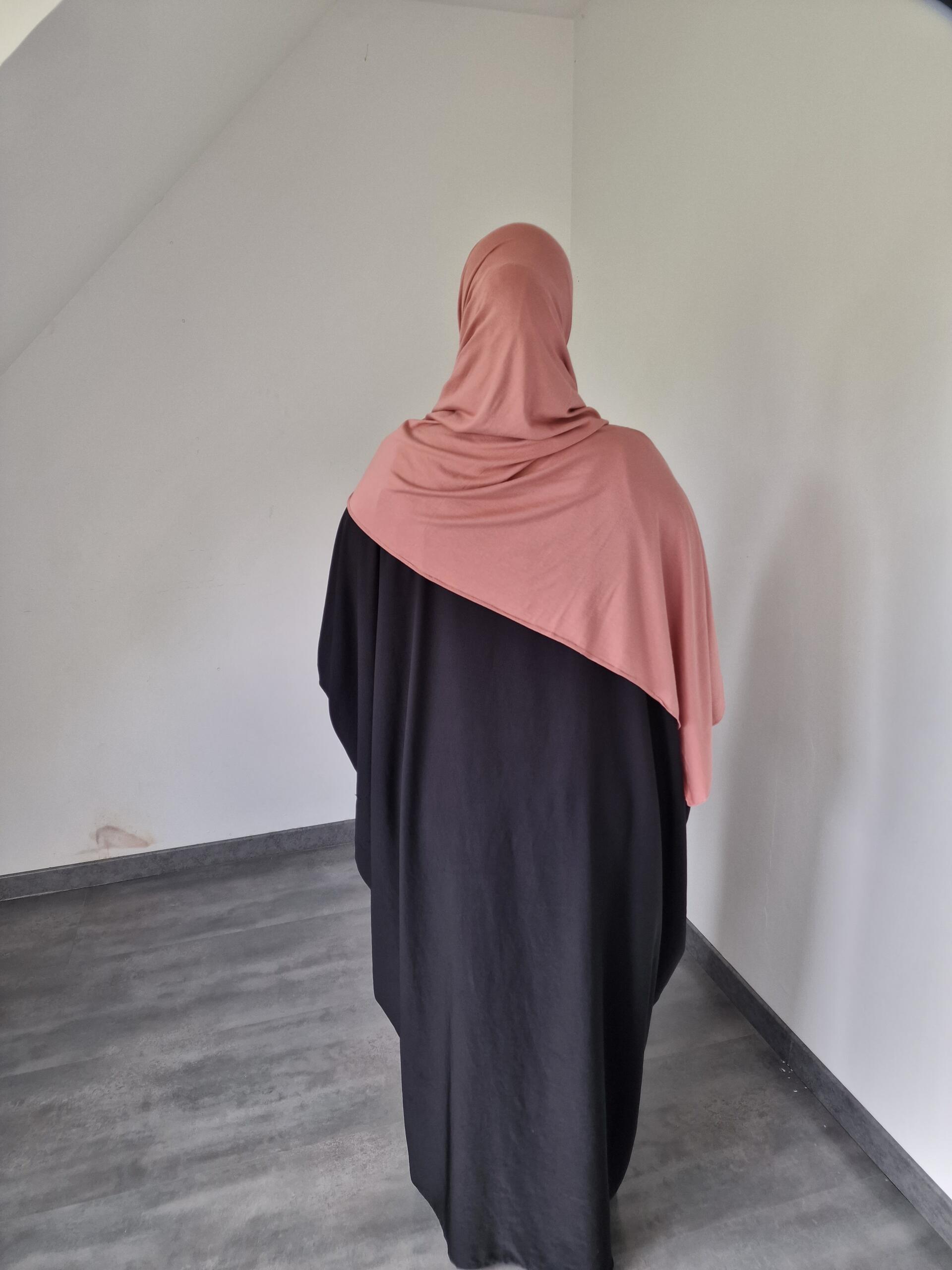 HB HJ 019 Hijab Jersey Premium Rose Saumon image 4
