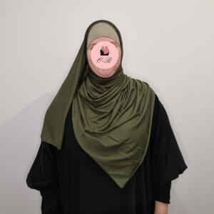 HB HJ 022 Hijab Jersey Premium KAKI image 2