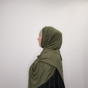 HB HJ 022 Hijab Jersey Premium KAKI image 4