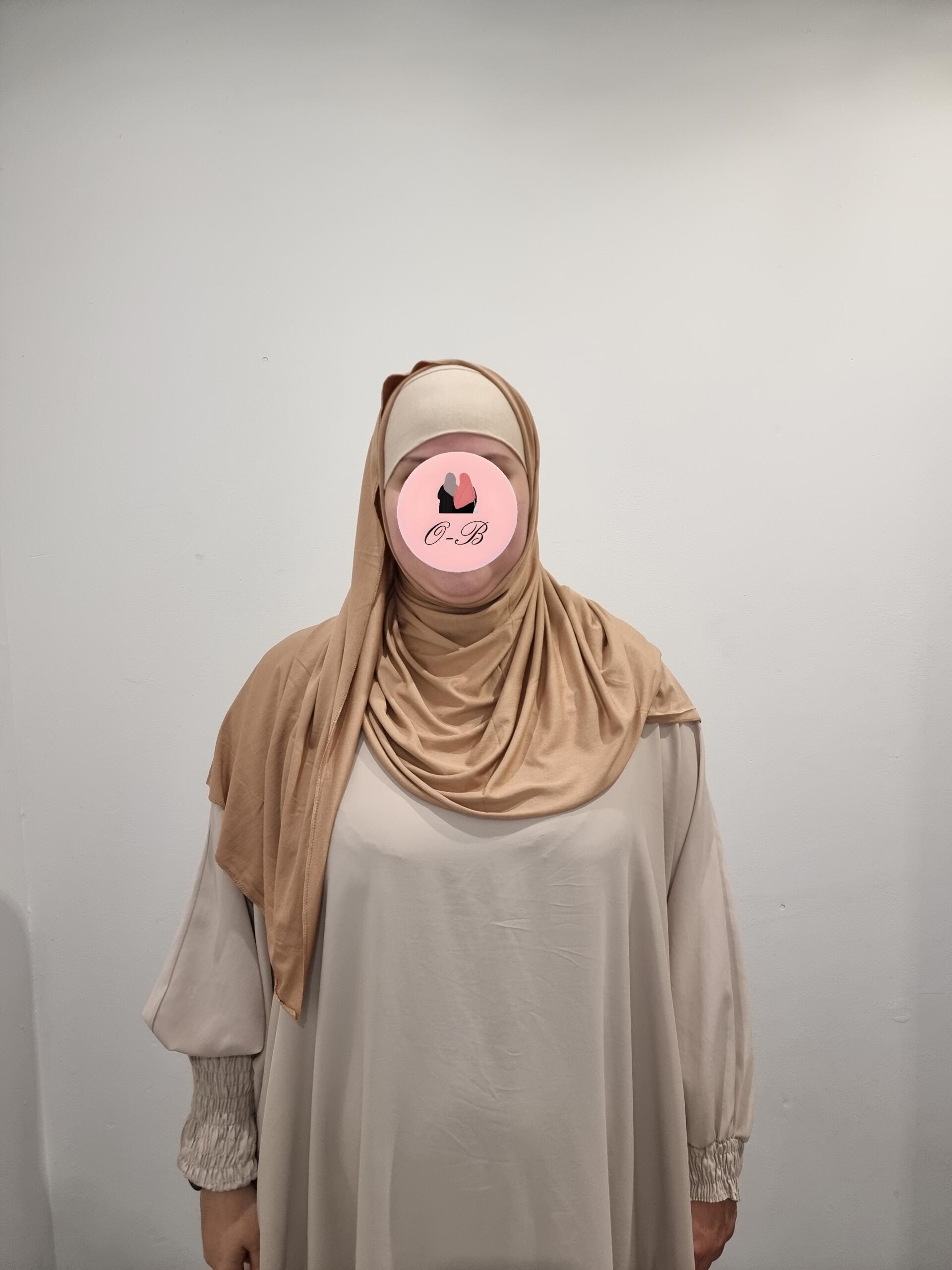 HB HJ 023 Hijab Jersey Premium Café au Lait image 2