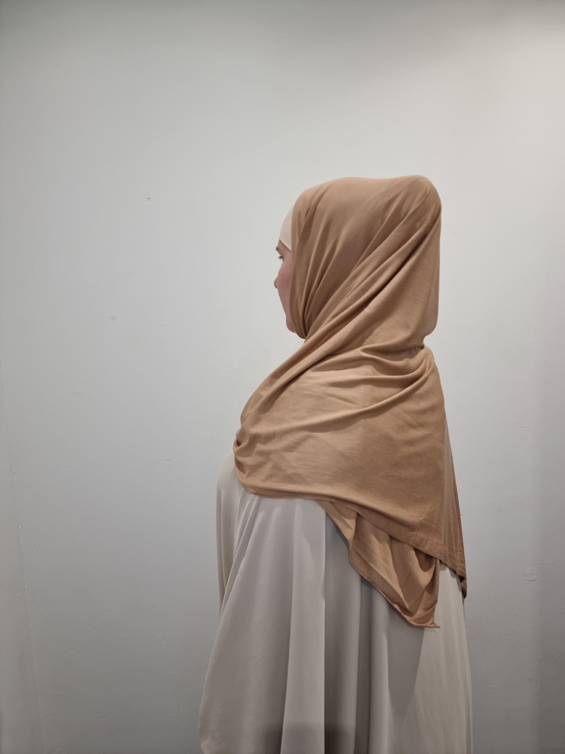 HB HJ 023 Hijab Jersey Premium Café au Lait image 3