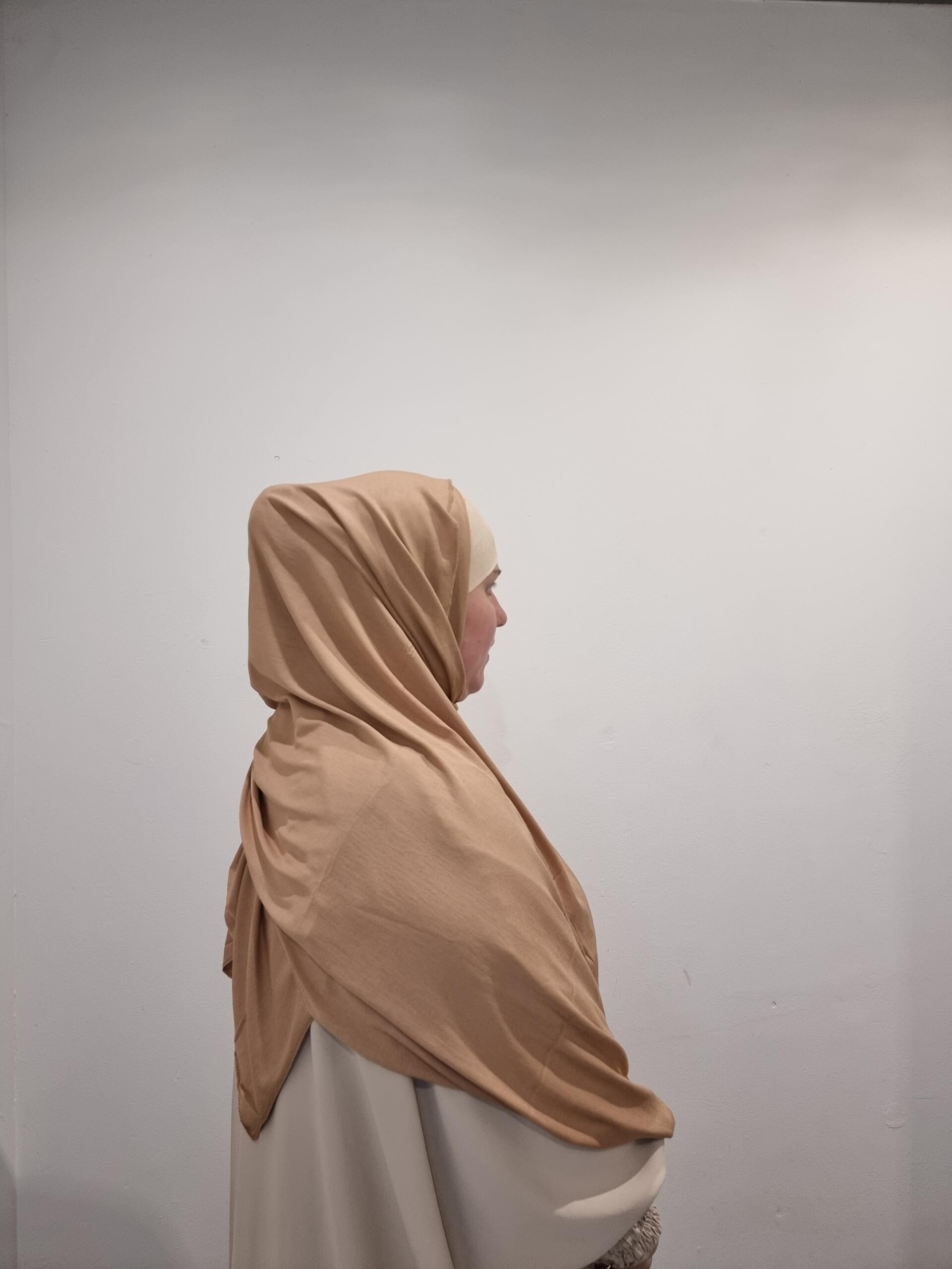 HB HJ 023 Hijab Jersey Premium Café au Lait image 4